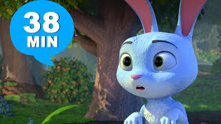 El conejo saltarín (Bunny Hop) y más canciones infantiles - Sunnyside dibujos animados
