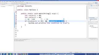 Java Tutorial For Beginners 9 Logical Operators in Java YouTube