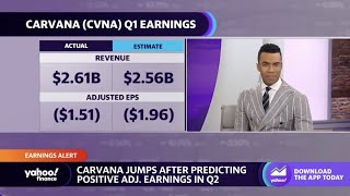 Carvana stock rises on predictions of positive adjusted earnings for Q2