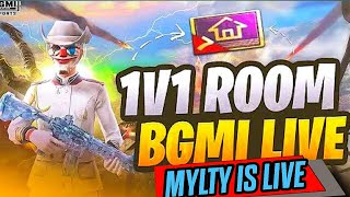 MYLTY GAMING IS LIVE 1 VS 1 WITH RANDOM AND SUBSCRIBERS 😇😇