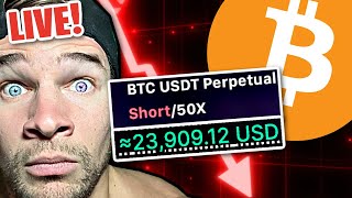🔴 Live: EMERGENCY BITCOIN DUMP STREAM ($200,000.00 SHORT TRADE)