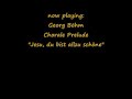 georg böhm chorale prelude