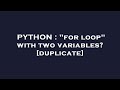 PYTHON : 
