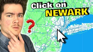 Can I Find 25 Random US Cities on a BLANK MAP?