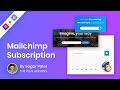 Mailchimp Newsletter Subscription Widget (Responsive) for Elementor - The Plus Addons for Elementor