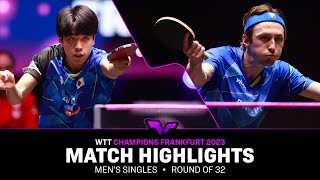 Liam Pitchford vs Hiroto Shinozuka | MS R32 | WTT Champions Frankfurt 2023