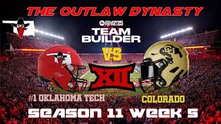 The Outlaw Dynasty - S11 W5 - EA CFB 25 Teambuilder Dynasty