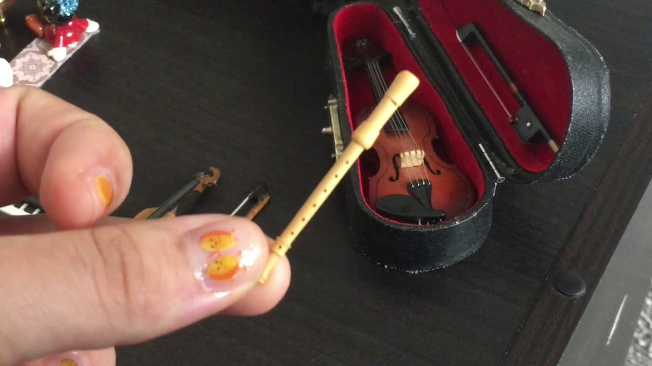 My Collection Of Miniature Instruments! - YouTube