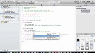 iOS Tutorial : UIWebView and UINavigationController on Xcode