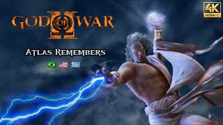 Atlas Remembers | Lyrics ENG \u0026 PT - BR | God of War II - Soundtrack | 4K 60FPS