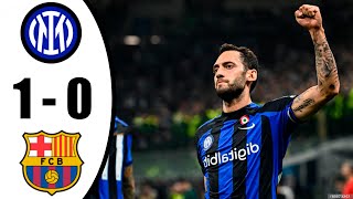 Inter vs Barcelona 1-0 All Goals & Highlights 04/10/2022 HD