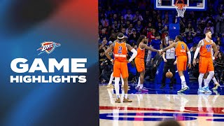 OKC Thunder at Philadelphia 76ers | Game Highlights | January 14, 2025