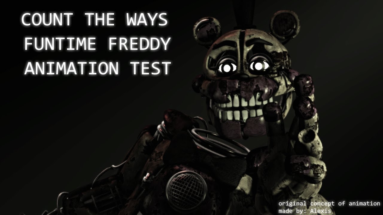 Sfm Fnaf Count The Ways Funtime Freddy Animation Test Youtube