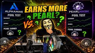 GPU Mining Pearl Pool Test – Alphamine VS PearlHash (DAY 1)