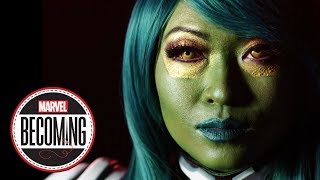 Gamora -- Marvel Becoming -- Cosplayer Yaya Han