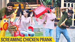 Screaming chicken Prank 😜 @ThatWasCrazy