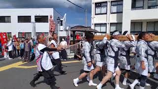 令和５年　綾部旧町区八社合同秋季大祭⛩️🍁　若宮神社　神輿　御旅所　市役所到着　綾部市