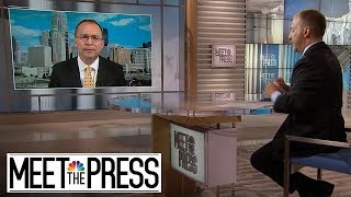 Full Mulvaney: 'How Do We Stop Crazy People From Getting Guns?' | Meet The Press | NBC News