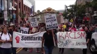 Trayvon Martin rally on fifth ave. during San Diego Comic-Con #sdcc