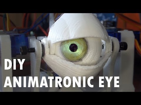 DIY Animatronic Eye Mechanism 3D Printed DIY Animatronic Eye Mechanism 3D Printed