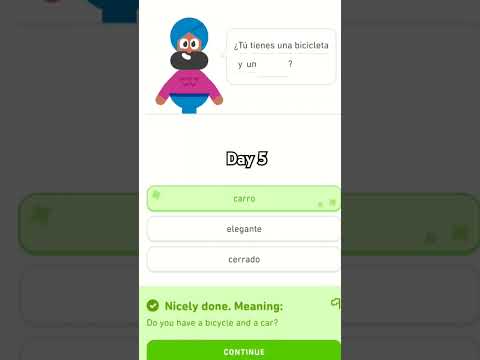 Día 5 Comenzando mi viaje hacia la fluidez en español con Duolingo #learnspanish #duolingo #languagelearning