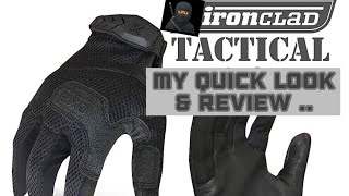 Ironclad EXOT-SVEN-04-L Tactical Stealth Vented Gloves