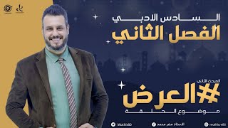 الفصل الثاني // المبحث الثاني { العرض # }