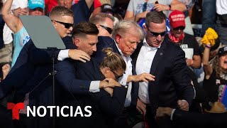 Difunden nuevas imágenes del arma y los explosivos del atacante de Trump | Noticias Telemundo