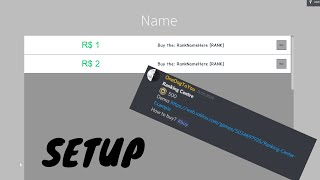 Setup Autorank Centre