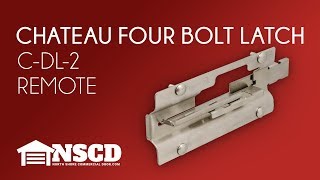 Chateau C-DL-2 Mini Warehouse Garage Door Four Bolt Latch