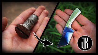 Knife Making | Tiny Knife From a Bolt