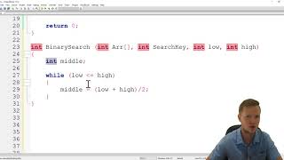 30. C Programming - Binary Search Practical