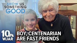 Boy, 6, forms special bond with centenarian