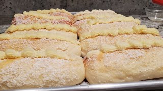 Ua khob noom, qhaub noom  qhaub cij, coconut cream buns [MAO'S COOKING CHANNEL.