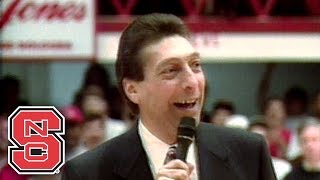 Jim Valvano Speaks To 1983 NC State Team, Wolfpack Fans At 10 Year Reunion
