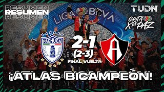 Resumen y goles | Pachuca 2(2)-(3)1 Atlas | Grita México C22 - Final VUELTA | TUDN