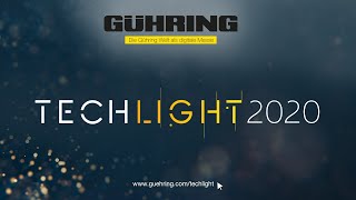 Gühring TECHLIGHT 2020: Auftaktveranstaltung vom 20. Oktober 2020