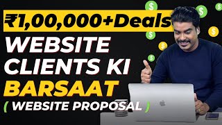 Website Designing Proposal that helps to Get Clients upto Rs. 50,000/- to 1,00,000/-