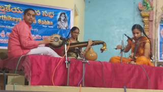 Varaleela Ganalola in Sankarabharanam ragam set to Trisra gati Adi talam (Instruments)