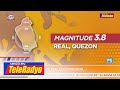 PHIVOLCS: Real, Quezon niyanig ng magnitude 3.8 na lindol | SAKTO (22 Sept 2022)