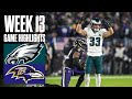 Eagles vs Ravens | Week 13 Highlights