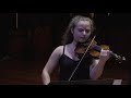 Sara Valencia plays Beethoven violin sonata Nº 3 ; 1 & 2 movements