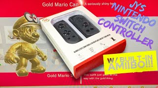 UNBOXING and REVIEW - JYS NS191 Nintendo Switch controller | with built-in Amiibo (plus tutorial)