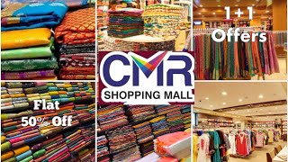 CMR Shopping Mall Dress Materials | 1+1 Offers | New Models Dresses | 2 Materials 555/- Only #viral