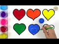 how to draw heart and learn color genieart