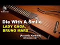 Lady Gaga, Bruno Mars - Die With A Smile (Acoustic Karaoke / Guitar Cover) #music