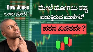 THE MARKET IS STRUGGLING TO MOVE UP ?| ಪತನ ಖಚಿತವೇ ? #stockmarket #sharemarket #nifty #banknifty