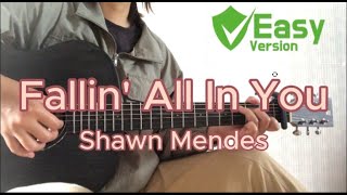 Fallin' All In You by Shawn Mendes| Guitar Tutorial for Beginners | Easy Chords & Play Along