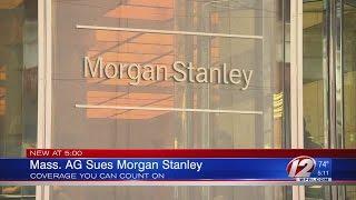 Massachusetts AG Sues Morgan Stanley