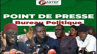 🔴 Suivez en direct la conférence de presse du Bureau Politique de Pastef, Ngagne Demba et Cie